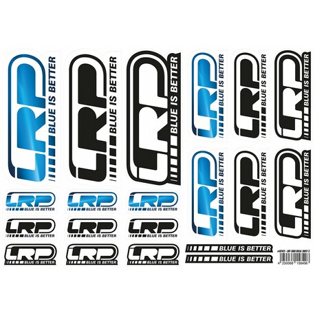 LRP LOGO nálepky, arch A4 3