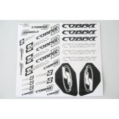 Serpent Decal sheet S811 black/white (2) SER600329