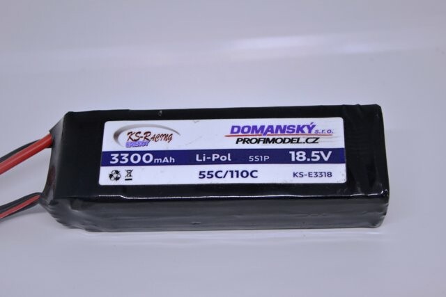 KS-Racing Energy Profimodel Li-Po baterie 3300mAh / 18,5V / 55/110C - KS-E3318 - expresní doprava