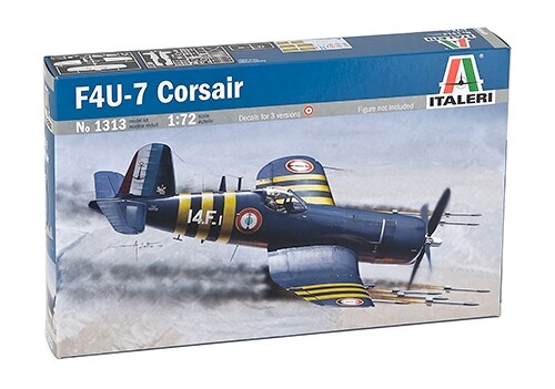 Italeri Model Kit letadlo 1313 - F4U-7 CORSAIR (1:72) - 33-1313 - expresní doprava