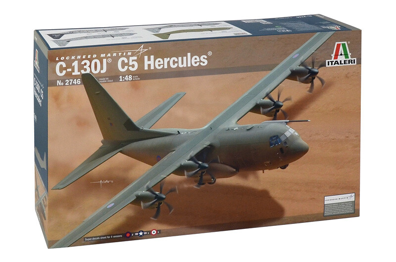 Italeri Model Kit letadlo 2746 - C-130J C5 HERCULES (1:48) - 33-2746 - expresní doprava