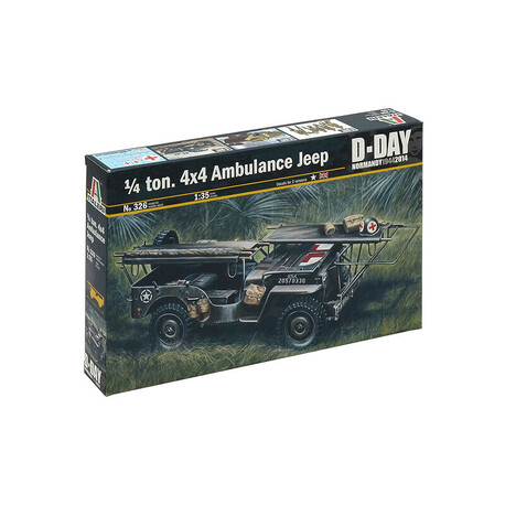 Model Kit military 0326 - 1/4 TON. 4x4 AMBULANCE JEEP (1:35)