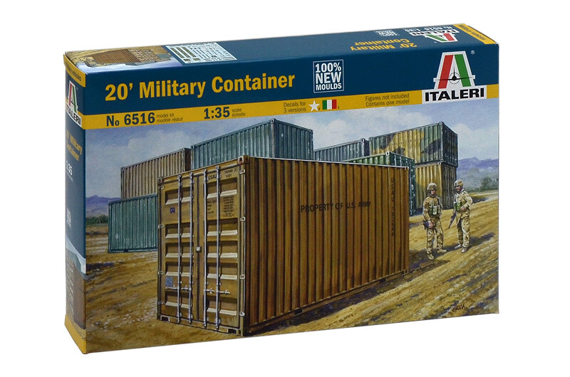 Italeri Model Kit doplňky 6516 - 20 ' MILITARY CONTAINER (1:35) - 33-6516 - expresní doprava