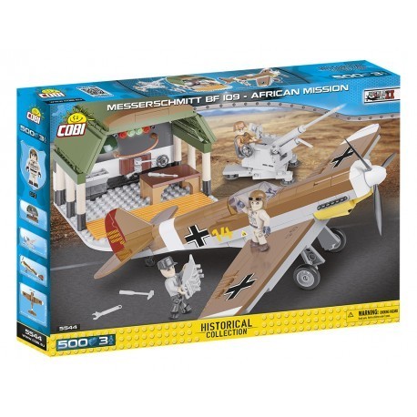 COBI II WW Messerschmitt BF 109 Africká mise, 500 k, 3 f