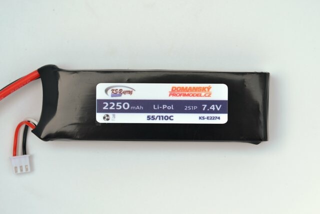 Profimodel Li-Po batéria 2250mAh / 7,4V / 55/110C KS-E2274