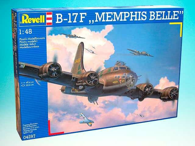 Revell Plastic ModelKit letadlo 04297 - B-17 F Memphis Belle (1:48) - 18-3502 - expresní doprava