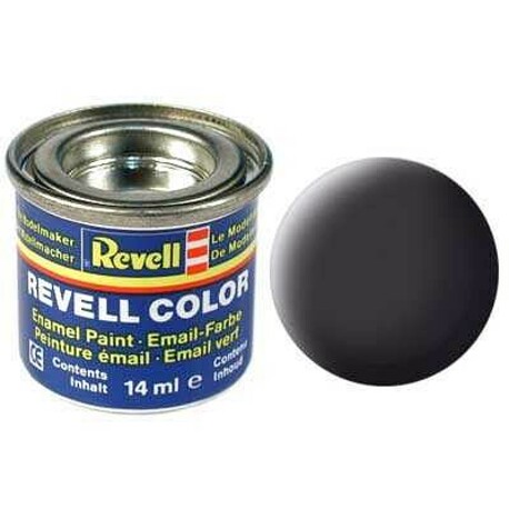 Revell enamel color - 32106: matt tar black (tar mat)