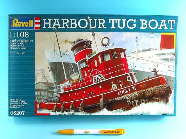 Revell Plastic ModelKit loď 05207 - Harbour Tug Boat (1:108) - 18-3621 - expresní doprava