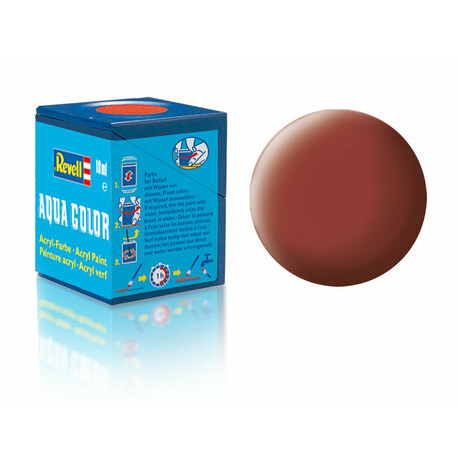 Revell acrylic paint - 36137: matt reddish brown (reddish brown mat)