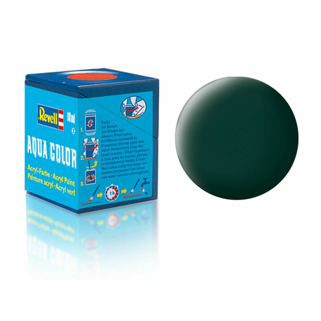 Revell acrylic paint - 36140: matt black-green mat