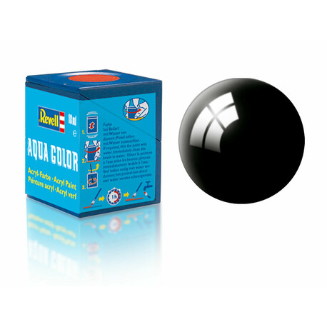 Revell acrylic paint - 36107: black gloss