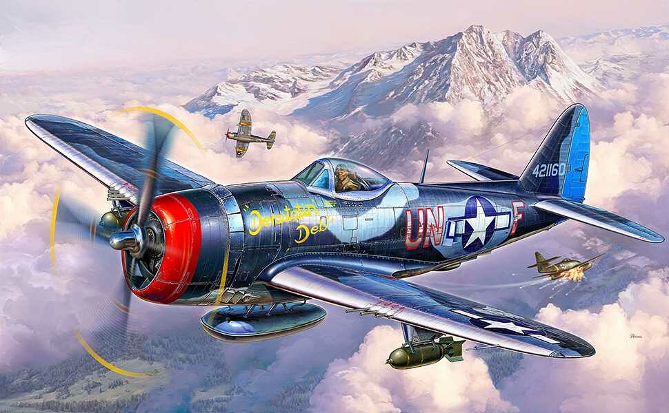 Revell Plastic ModelKit letadlo 03984 - P-47 M Thunderbolt (1:72) - 18-5162 - expresní doprava