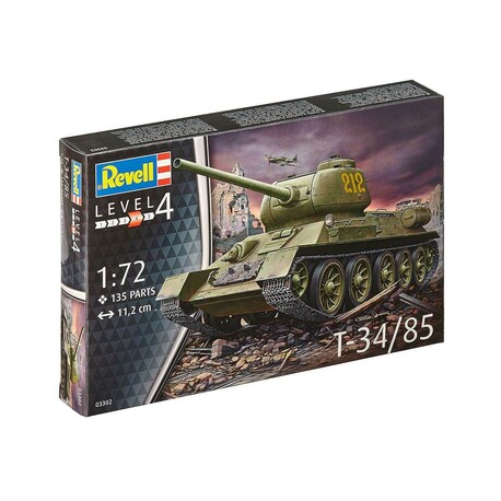 Plastikmodellbausatz Panzer 03302 - T-34/85 (1:72)