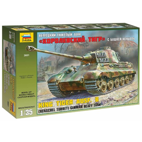 Model Kit tank 3601 - Kingtiger Henschel (1:35)