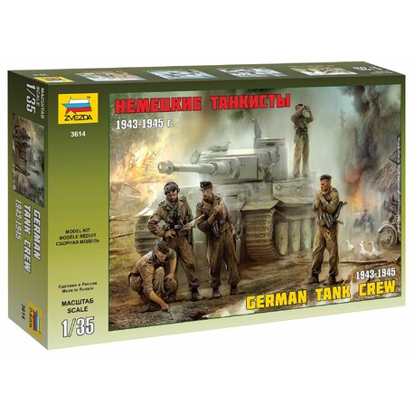 Figurki Model Kit 3614 - Niemiecka Załoga Pancerna (1943-1945) (1:35)