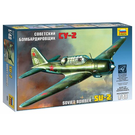 Modellbausatz Flugzeug 4805 - SU-2 Sowjetischer Leichter Bomber (1:48)