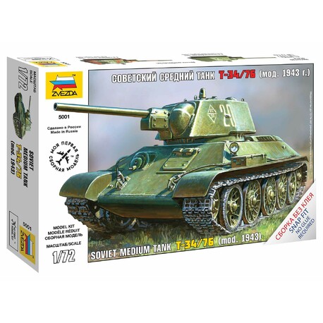 Snap Kit Panzer Z5001 - T-34/76 (1:72)