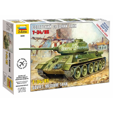 Snap Kit tank 5039 - T-34/85 (1:72)