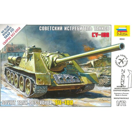 Snap Kit Militär 5044 - Sowjetischer Jagdpanzer SU-100 (1:72)