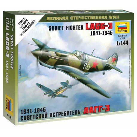 Wargames (WWII) letadlo 6118 - Soviet Fighter LaGG-3 (1:144)