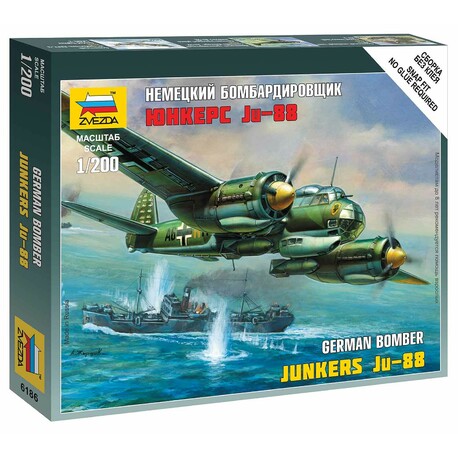 Wargames (WWII) aircraft 6186 - Junkers Ju-88A4 (1: 200)