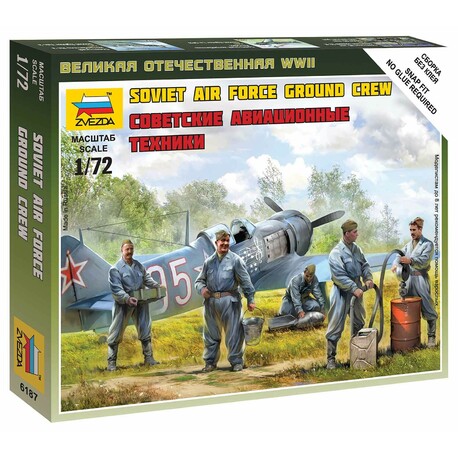 Wargames (WWII) Figuren 6187 - Bodenpersonal der sowjetischen Luftwaffe (1:72)