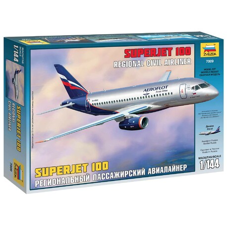 Model Kit Plane 7009 - Sukhoi Superjet 100 (1: 144)