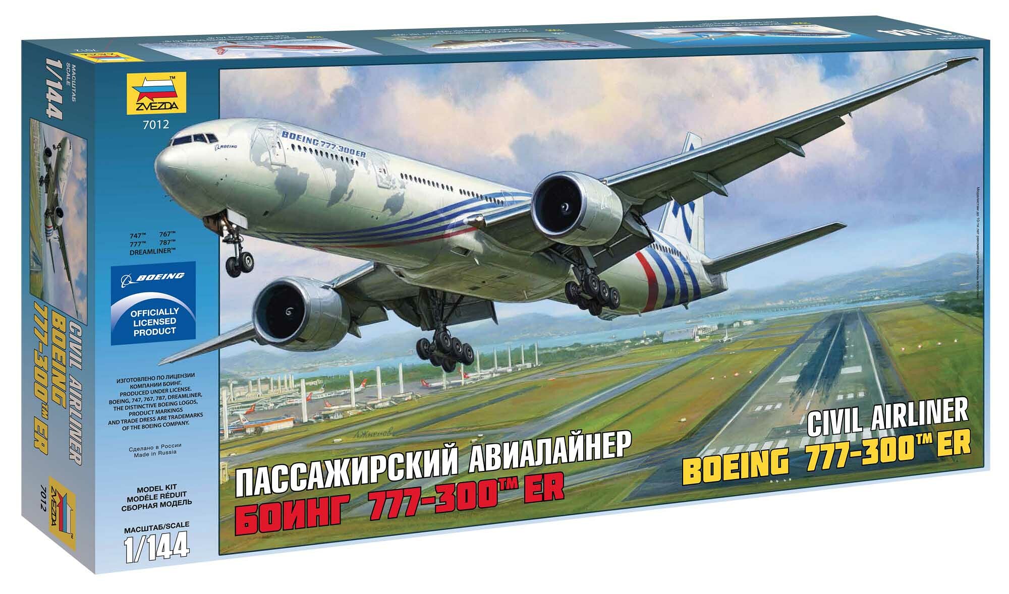 Zvezda Boeing 777 300ER 1:144