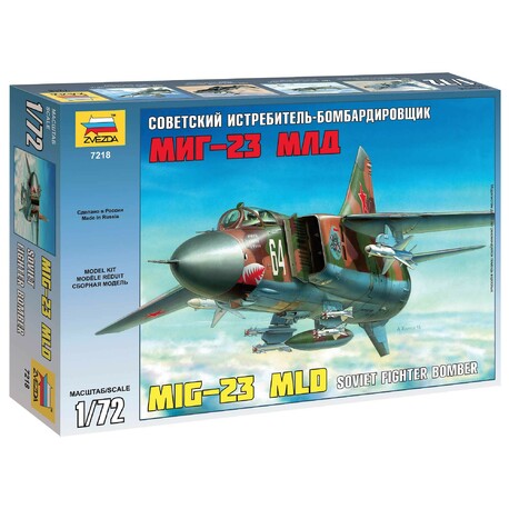 Model Kit letadlo 7218 - MIG-23 MLD Soviet Fighter (re-release) (1:72)