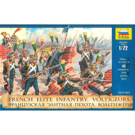 Wargames (AoB) figurky 8042 - French Elite Infantry Voltigeurs (re-release) (1:72)