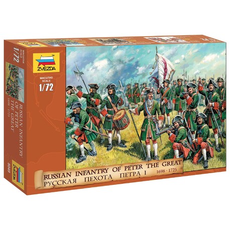 Wargames (AoB) figurky 8049 - Russian Infantry (Peter the Great) (1:72)