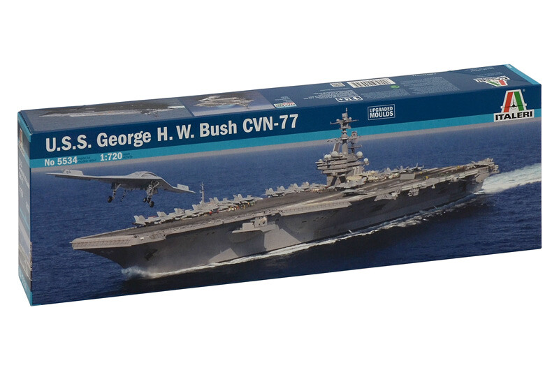 Italeri Model Kit loď 5534 - U.S.S. GEORGE H.W.BUSH CVN 77 (1:720) - 33-5534 - expresní doprava