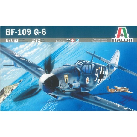 Flugzeugmodellbausatz 0063 - BF-109 G-6 (1:72)