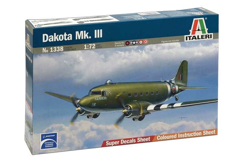 Italeri Model Kit letadlo 1338 - DAKOTA Mk.III (1:72) - 33-1338 - expresní doprava