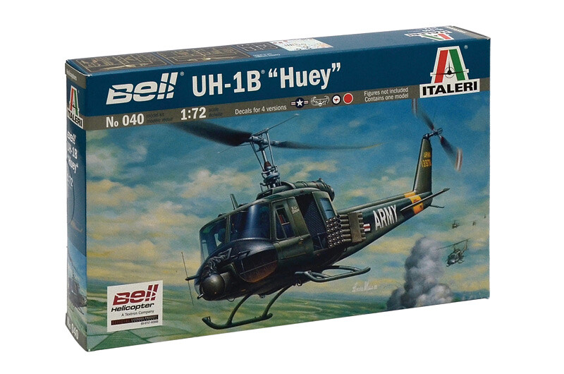 Italeri Model Kit vrtulník 0040 - UH-1B HUEY (1:72) - 33-0040 - expresní doprava