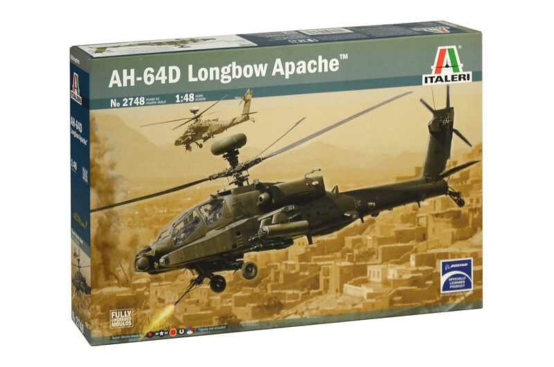 Italeri Model Kit vrtulník 2748 - AH-64D LONGBOW APACHE (1:48) - 33-2748 - expresní doprava