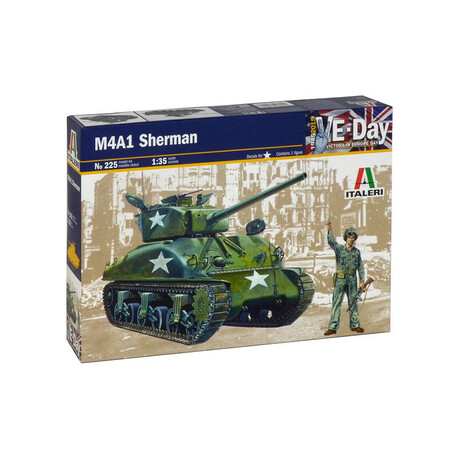 Modellbausatz Panzer 0225 - M4 A1 SHERMAN (1:35)