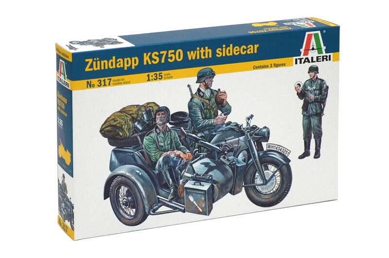 Italeri Model Kit Zündapp KS750 0317 1:35