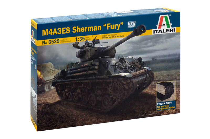 Italeri Model Kit tank 6529 - M4A3E8 SHERMAN (1:35) - 33-6529 - expresní doprava