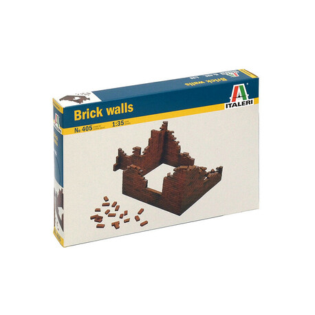 Model Kit budova 0405 - BRICK WALLS (1:35)