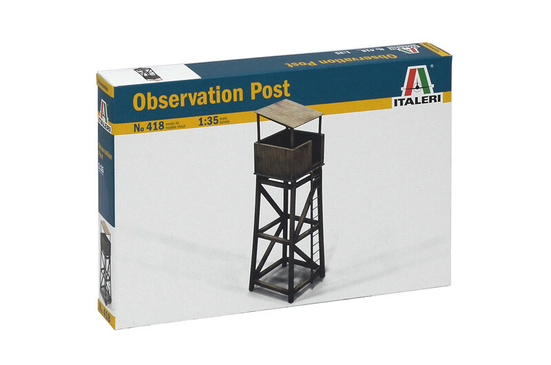 Italeri Model Kit budova 0418 - OBSERVATION POST (1:35) - 33-0418 - expresní doprava