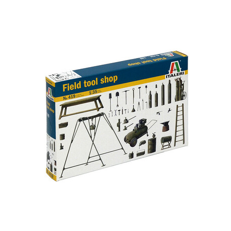 Model Kit doplňky 0419 - FIELD TOOL SHOP (1:35)