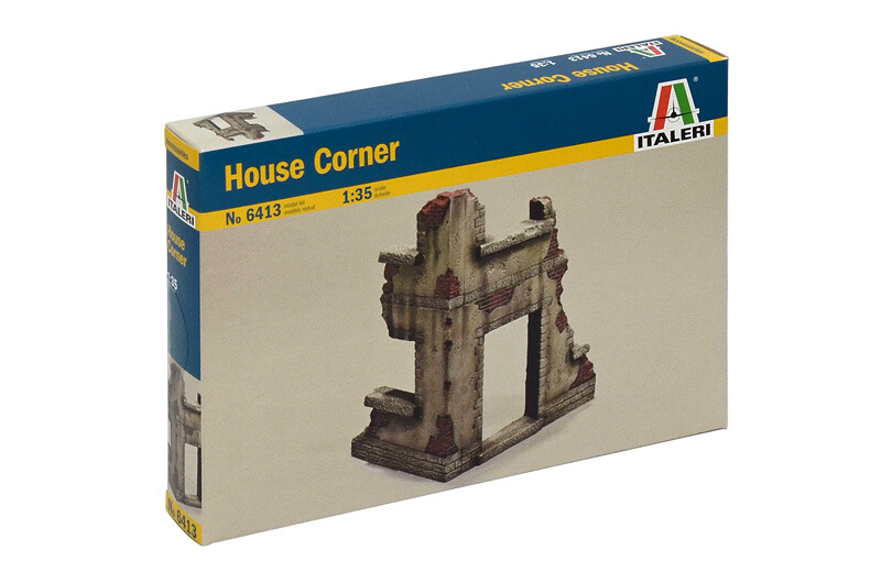 Italeri Model Kit budova 6413 - HOUSE CORNER (1:35) - 33-6413 - expresní doprava