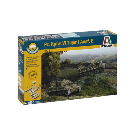 Schnellbaupanzer 7505 - Pz.Kpfw.VI TIGER I Ausf.E (1:72)