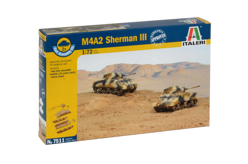 Italeri M4A2 SHERMAN III 7511 1:72