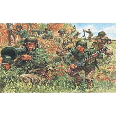 Model Kit figurky 6046 - WWII - AMERICAN INFANTRY (1:72)