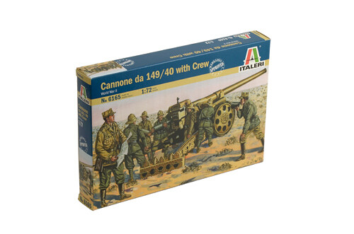 Corfix Model Kit 6165 WWII Cannone da 149/40 with Crew 1:72