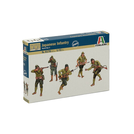 Modellbausatzfiguren 6170 - WWII - JAPANASE INFANTRY (1:72)