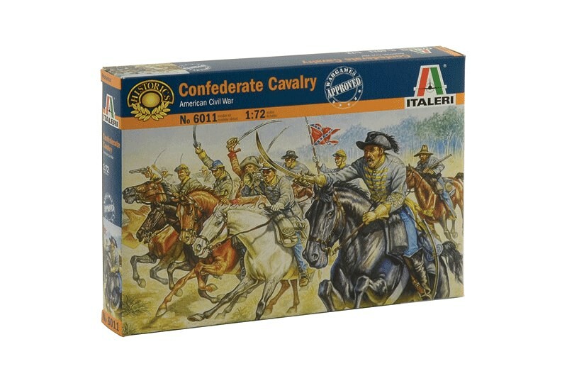 Corfix Model Kit 6011 CONFEDERATE CAVALRY AMERICAN CIVIL WAR 1:72