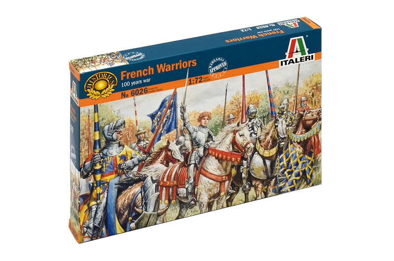 Corfix Model Kit 6026 FRENCH WARRIORS 100 YEARS WAR 1:72